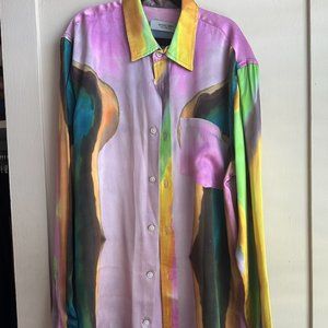 Rachel Comey Tye Dye Silk Shirt